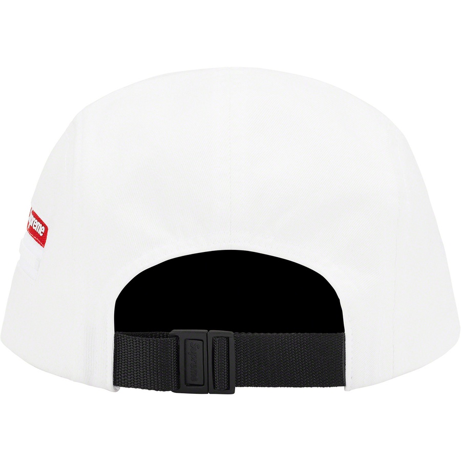 Supreme Zip Pocket Camp Cap (SS22) - White - $48