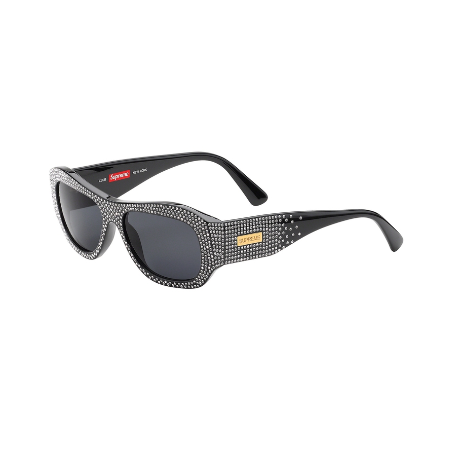 Supreme Club Sunglasses (Crystal) (SS22) - blackdiamondsun - $348