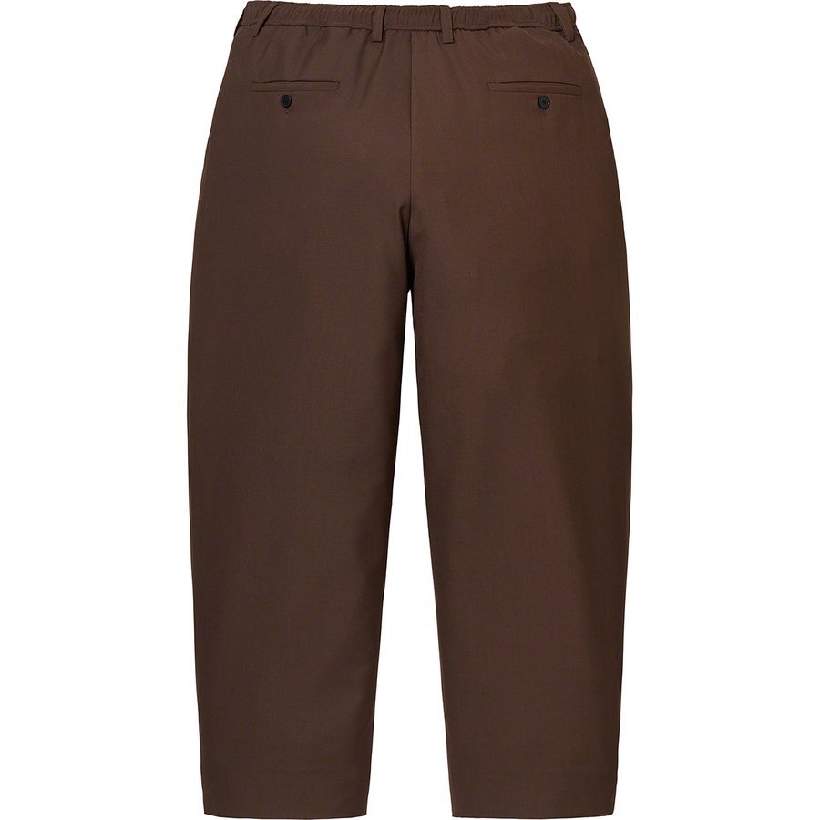 Supreme Pleated Trouser (SS22) - Brown - $168