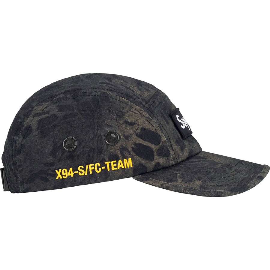 Supreme Military Camp Cap (SS22) - Black Prym1 Camo® - $48