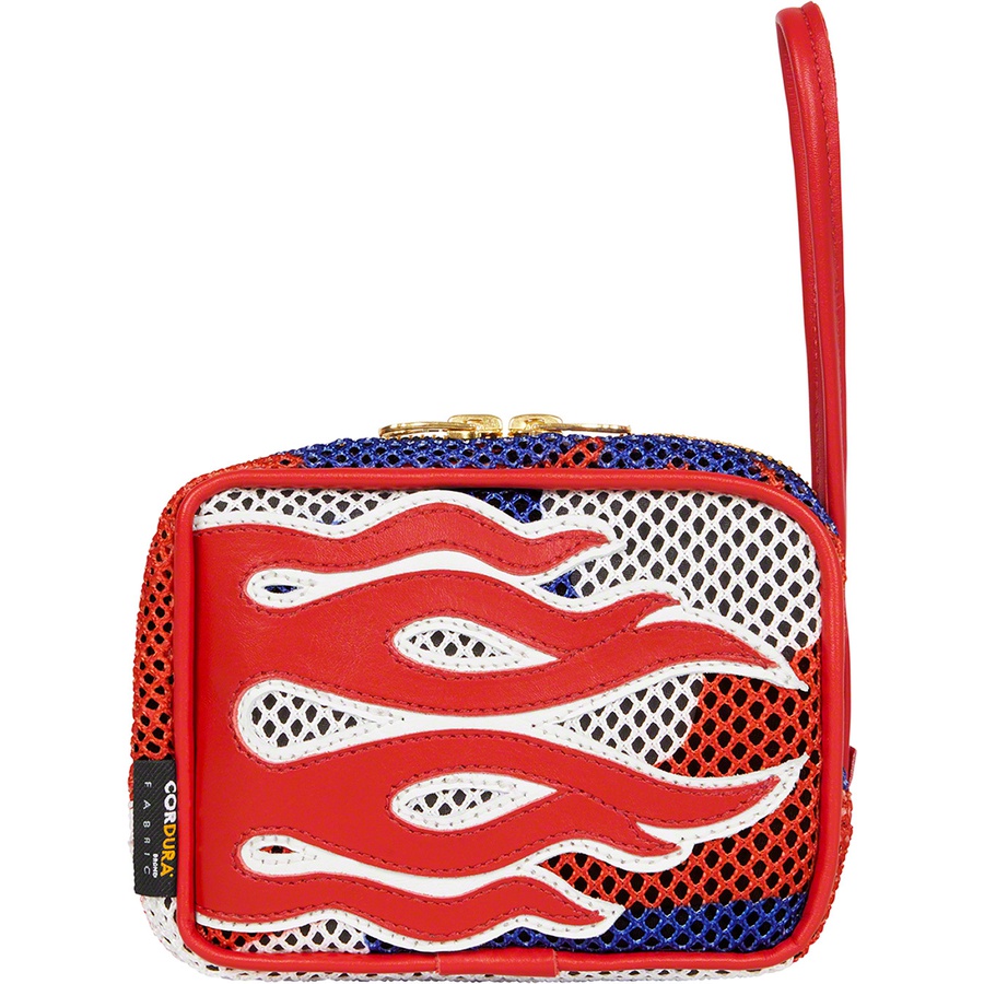 Supreme Supreme Vanson Leathers Cordura Mesh Wrist Bag (SS22) - Red Camo - $128