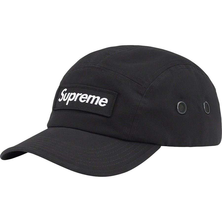 Supreme Military Camp Cap (SS22) - Black - $48