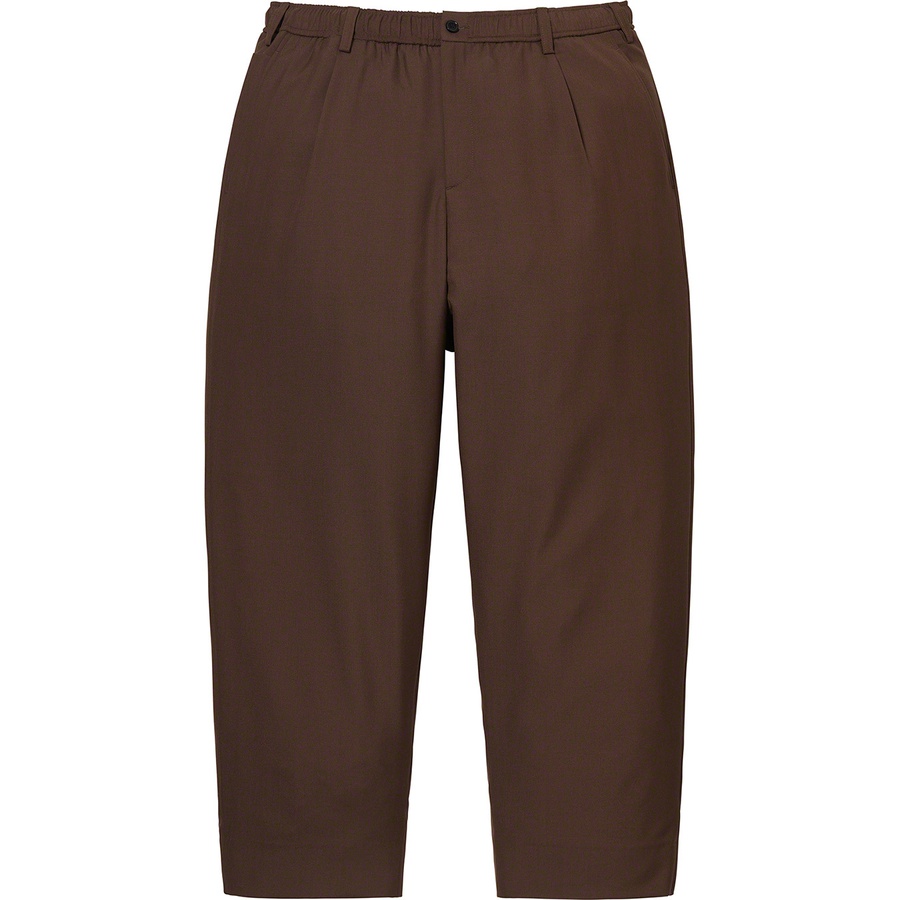 Supreme Pleated Trouser (SS22) - Brown - $168