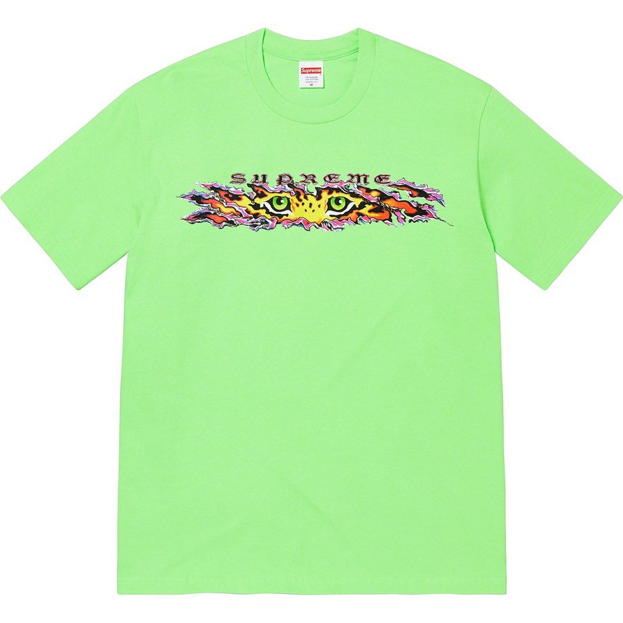 Supreme Eyes Tee (SS22) - Lime - $40