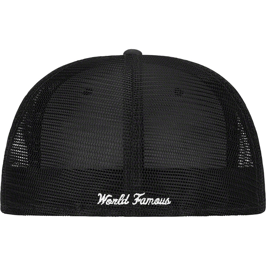 Supreme Box Logo Mesh Back New Era (SS22) - Black - $48