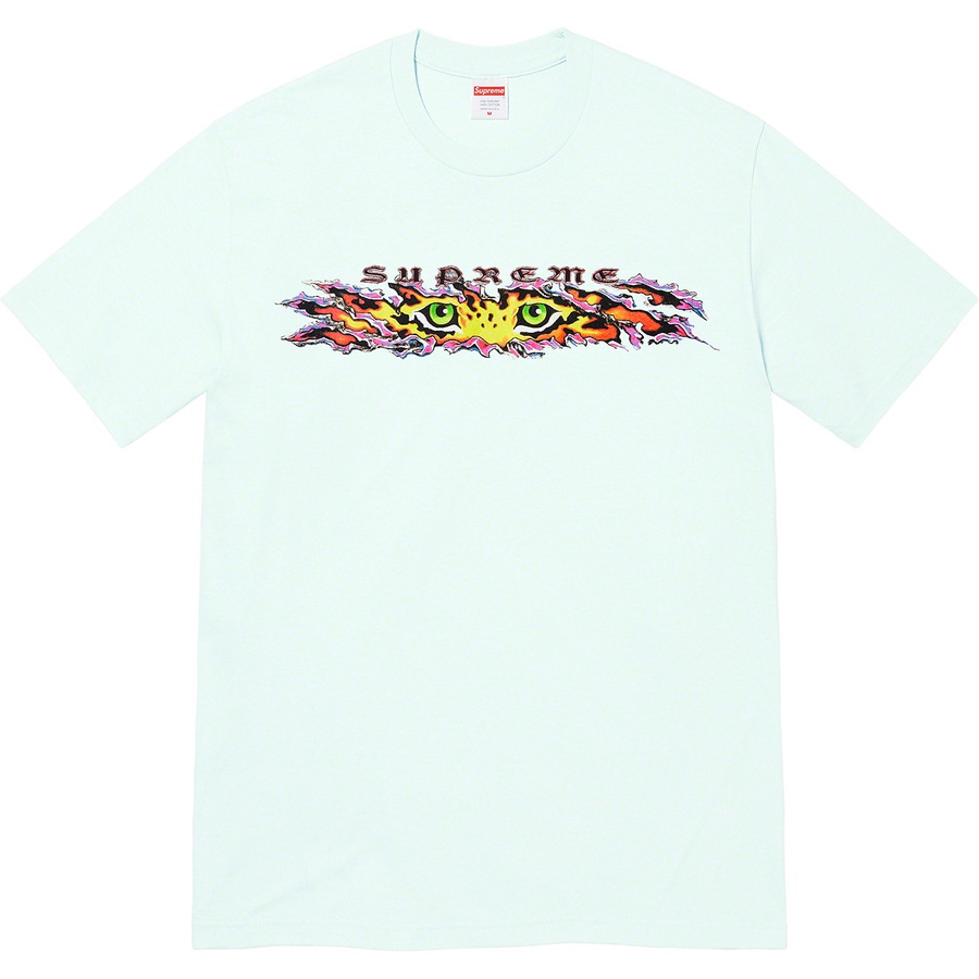 Supreme Eyes Tee (SS22) - Pale Blue - $40