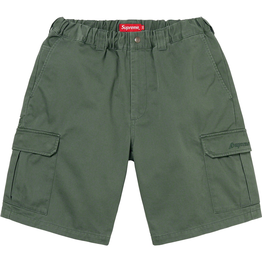 Supreme Cargo Work Short (SS22) - Olive - $128