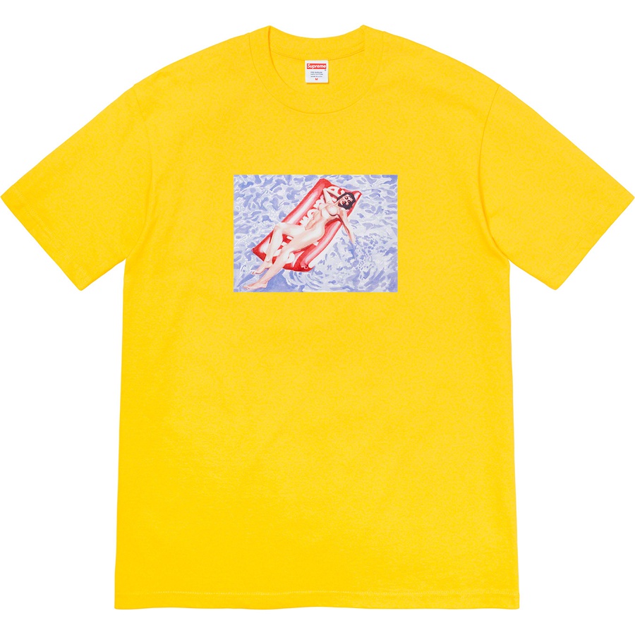Supreme Float Tee (SS22) - Yellow - $40