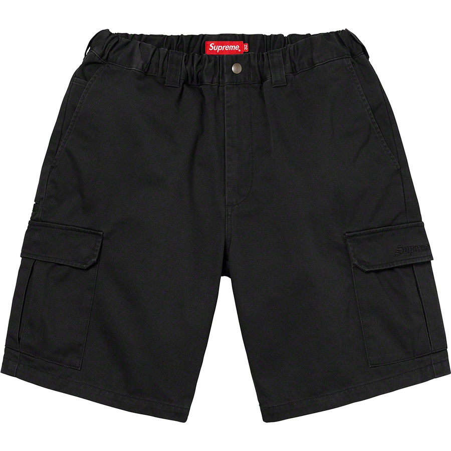 Supreme Cargo Work Short (SS22) - Black - $128