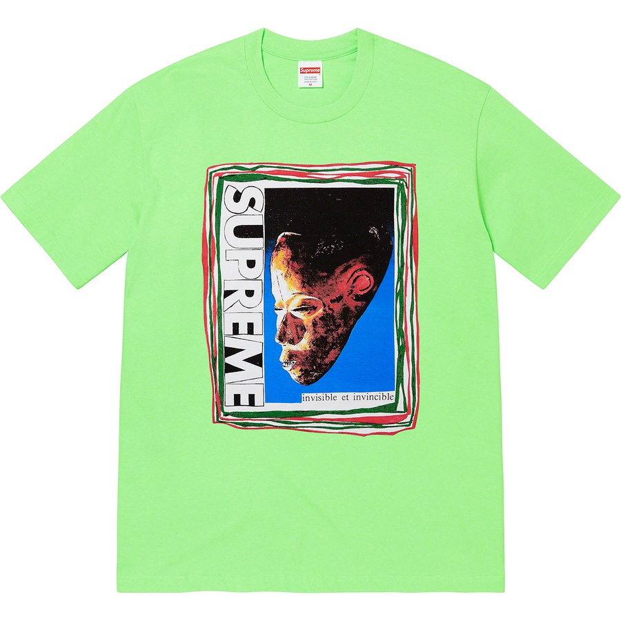 Supreme Mask Tee (SS22) - Lime - $40
