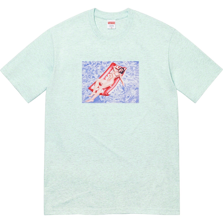 Supreme Float Tee (SS22) - Heather Blue - $40