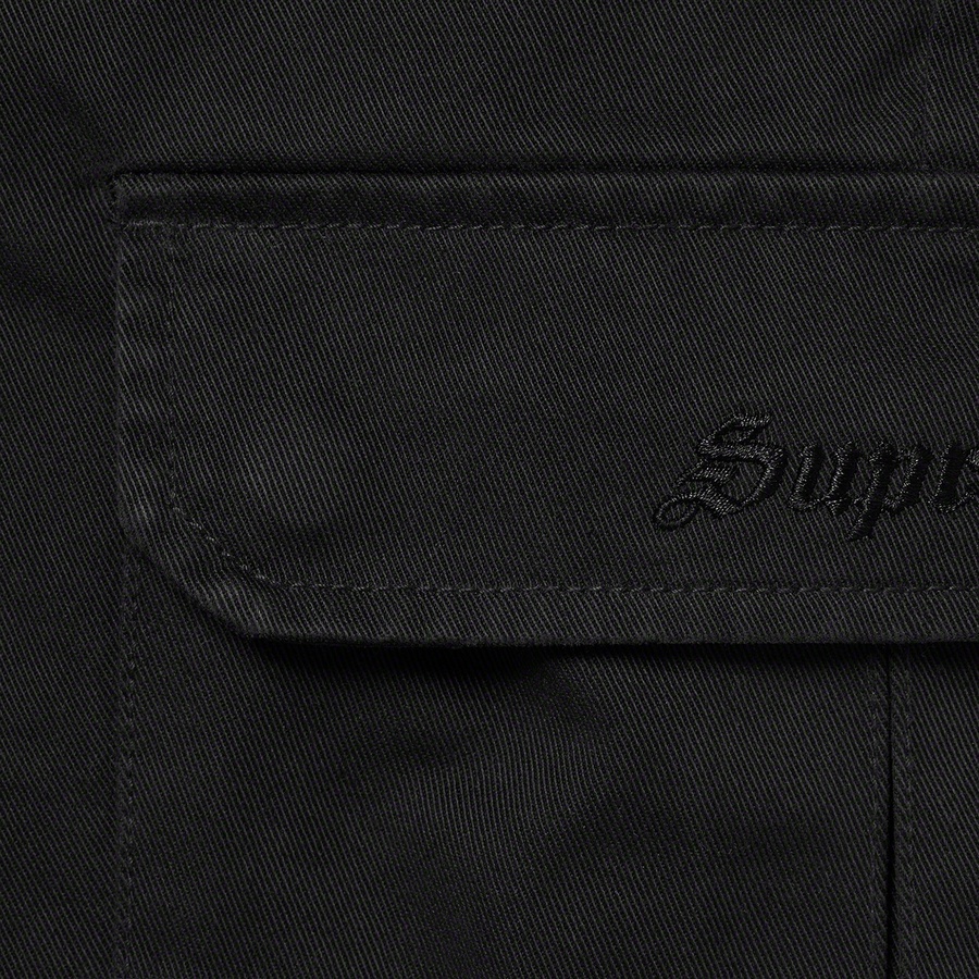 Supreme Cargo Work Short (SS22) - Black - $128