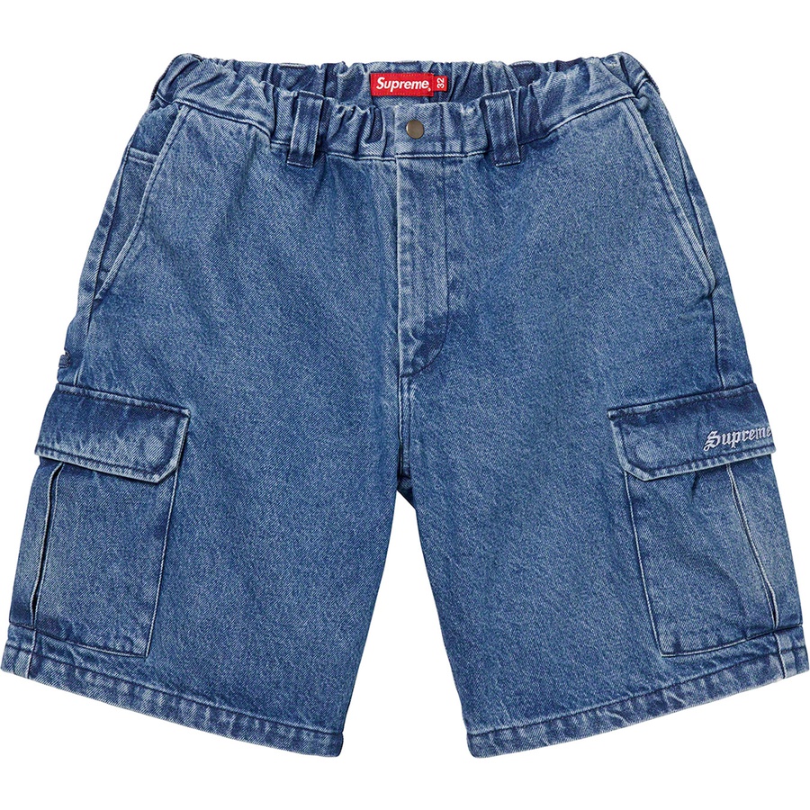 Supreme Cargo Work Short (SS22) - Denim - $128