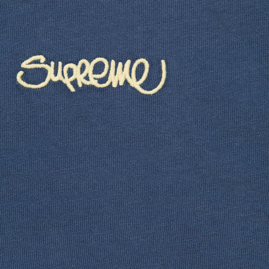Supreme Washed Handstyle S S Top (SS22) - Blue - $50