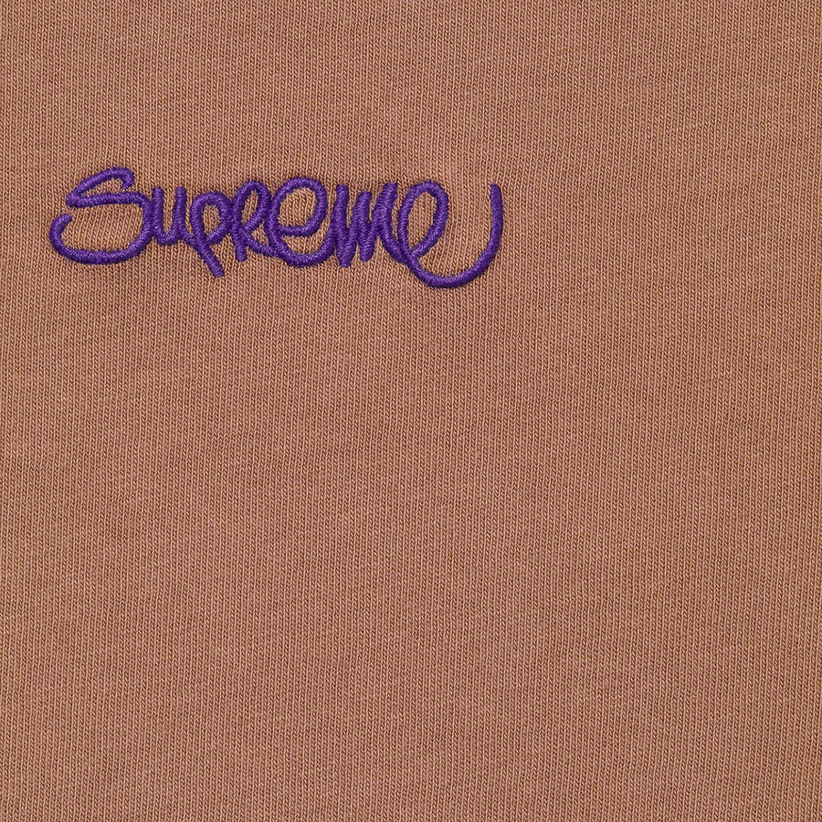 Supreme Washed Handstyle S S Top (SS22) - Brown - $50