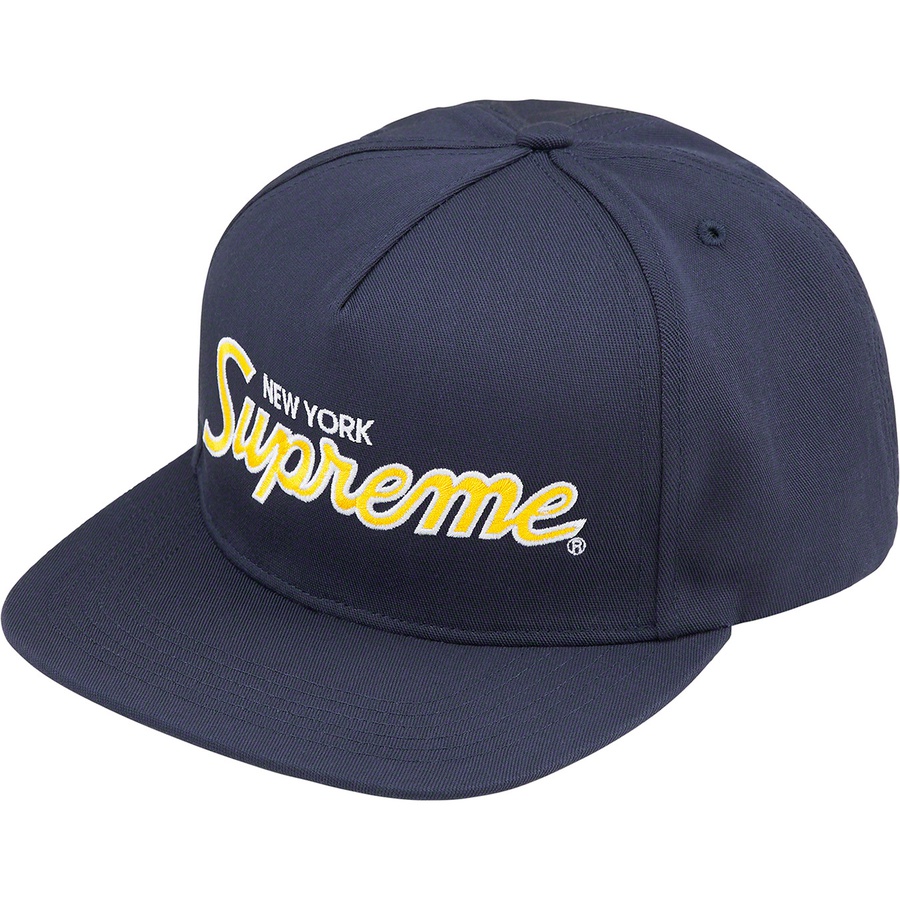 Supreme Classic Team 5-Panel (FW22) - Navy - $48