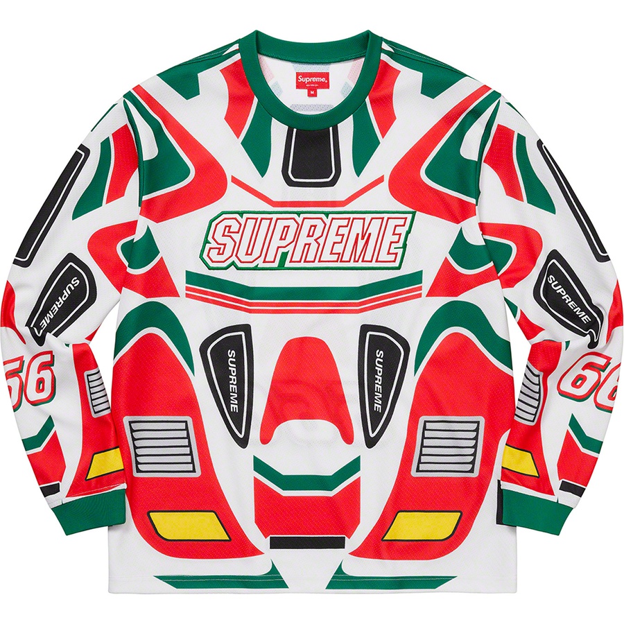 Supreme Decals Moto Jersey (FW22) - White - $128