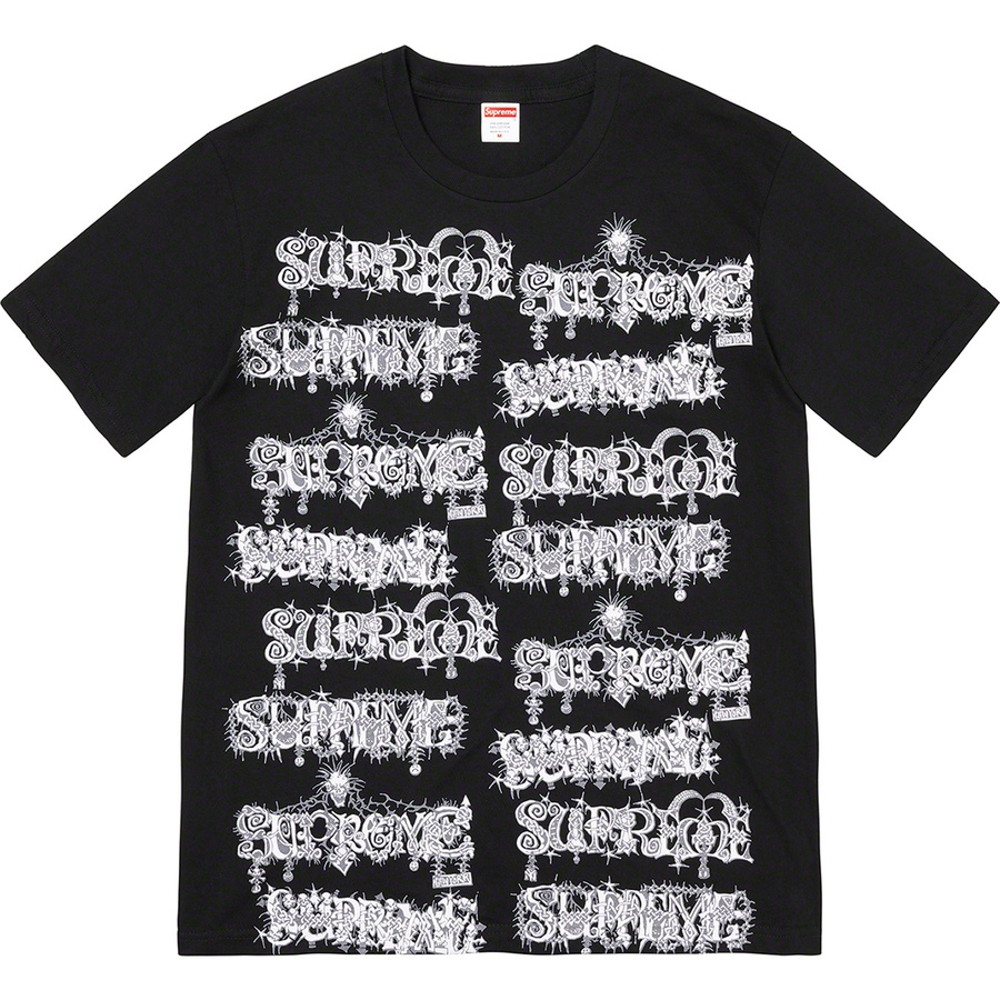 Supreme Wombat Tee (FW22) - Black - $40