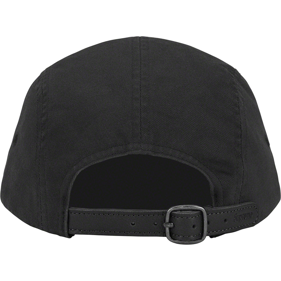 Supreme Washed Chino Twill Camp Cap (FW22) - Black - $48