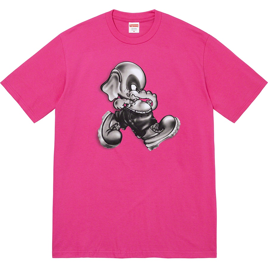 Supreme Elephant Tee (FW22) - Magenta - $40