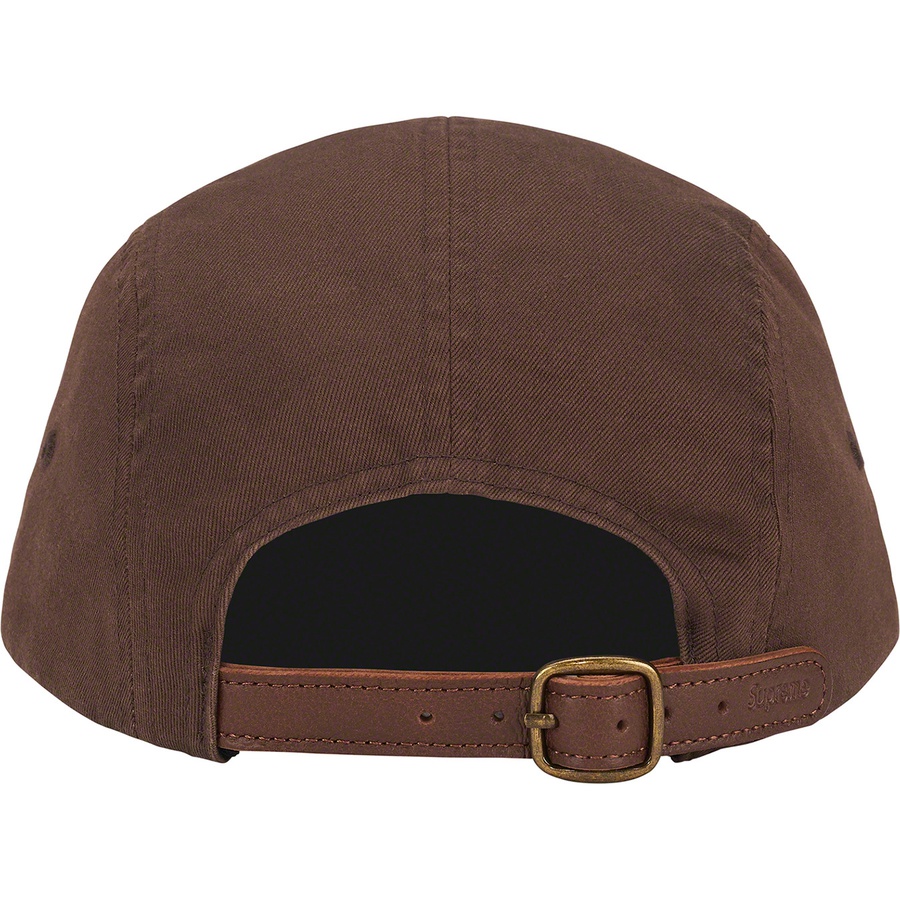 Supreme Washed Chino Twill Camp Cap (FW22) - Brown - $48