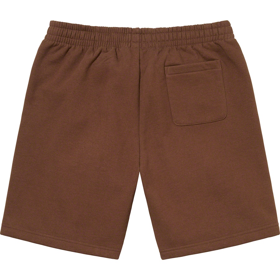 Supreme Small Box Sweatshort (FW22) - Dark Brown - $118