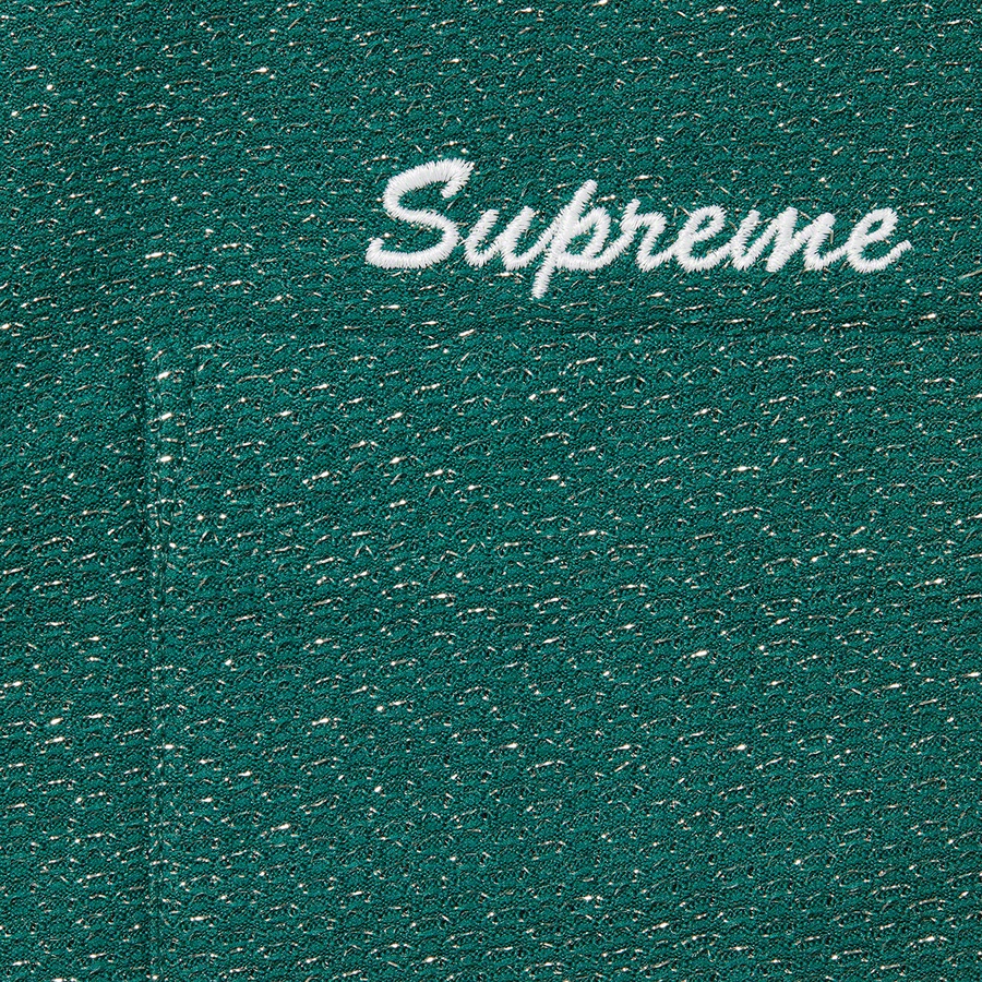 Supreme Lurex S S Shirt (FW22) - Green - $128