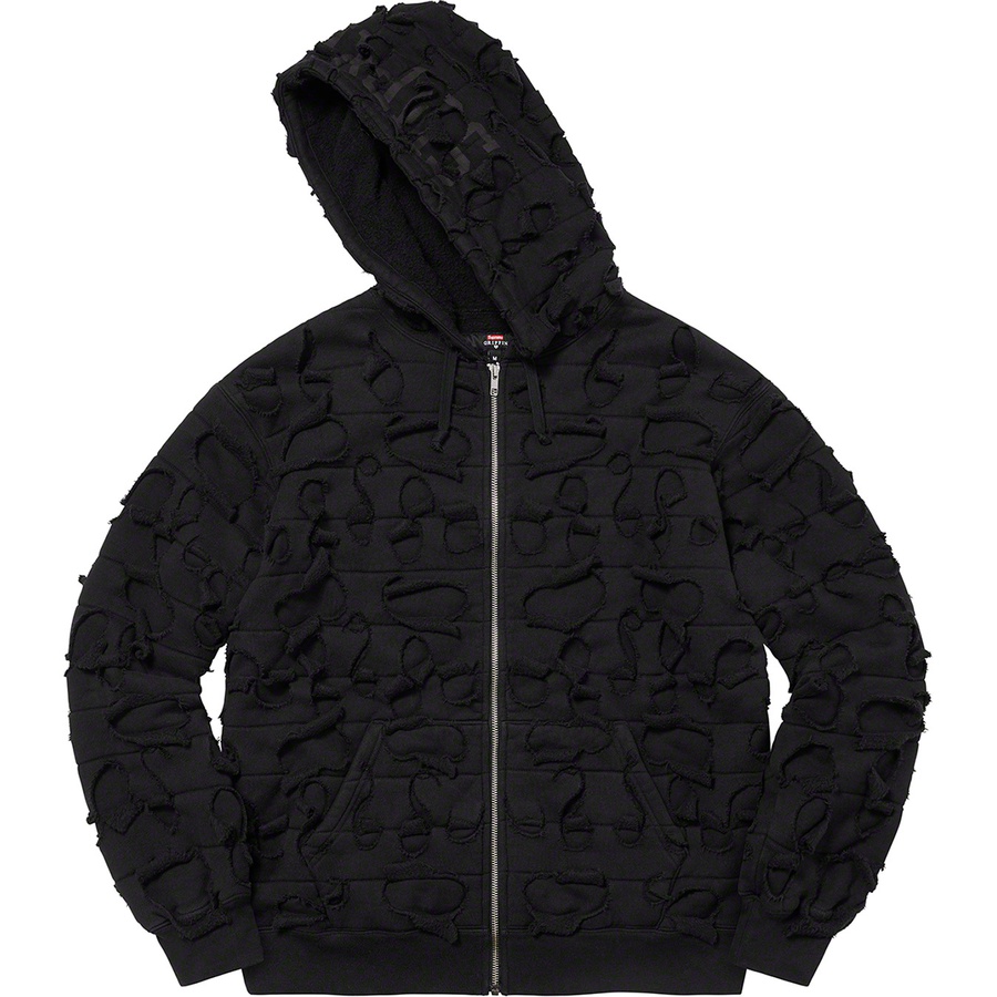 Supreme Supreme Griffin Zip Up Hooded Sweatshirt (FW22) - Black - $238