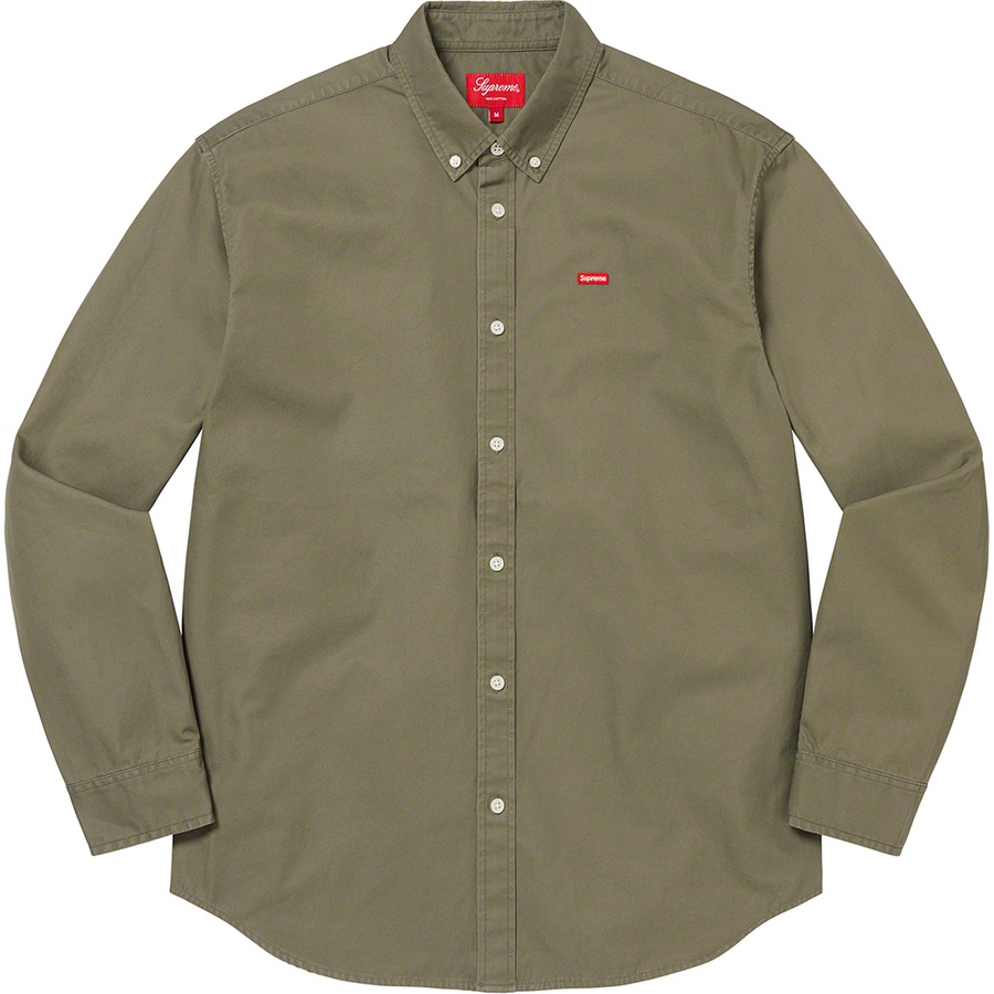 Supreme Small Box Shirt (FW22) - Olive - $128