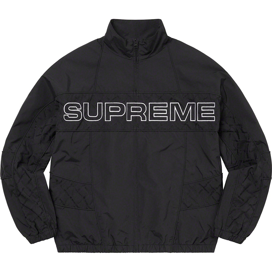 Supreme Jacquard Panel Track Jacket (FW22) - Black - $168