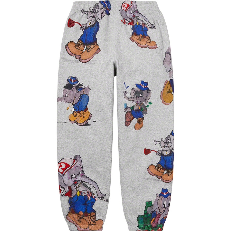 Supreme Elephant Sweatpant (FW22) - Heather Grey - $168