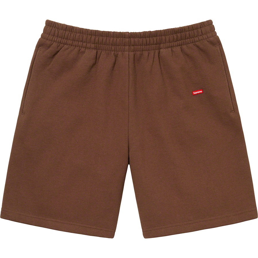 Supreme Small Box Sweatshort (FW22) - Dark Brown - $118