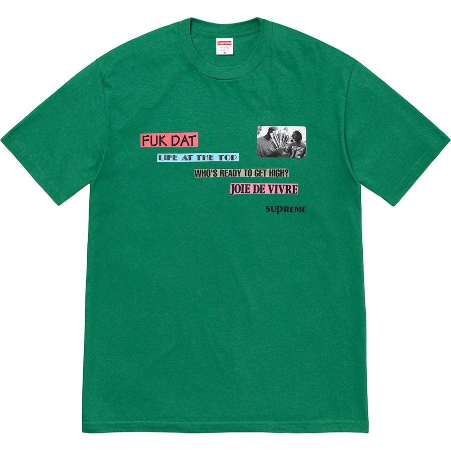 Supreme Joie De Vivre Tee (FW22) - Light Pine - $40
