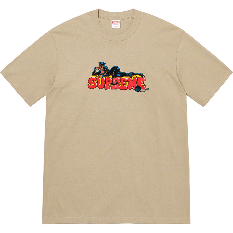 Supreme Catwoman Tee (FW22) - Stone - $40