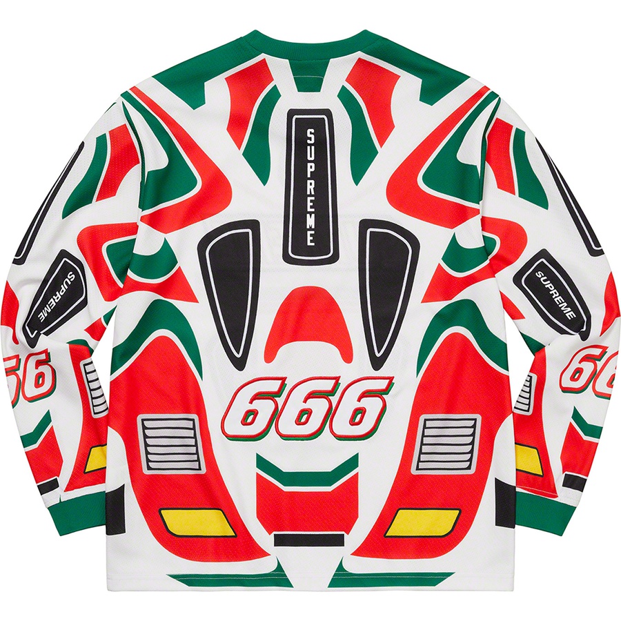 Supreme Decals Moto Jersey (FW22) - White - $128