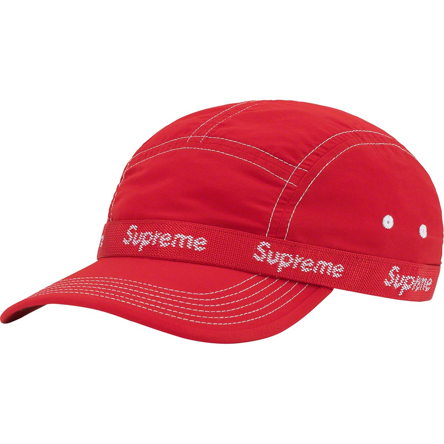Supreme Webbing Camp Cap (FW22) - Red - $54