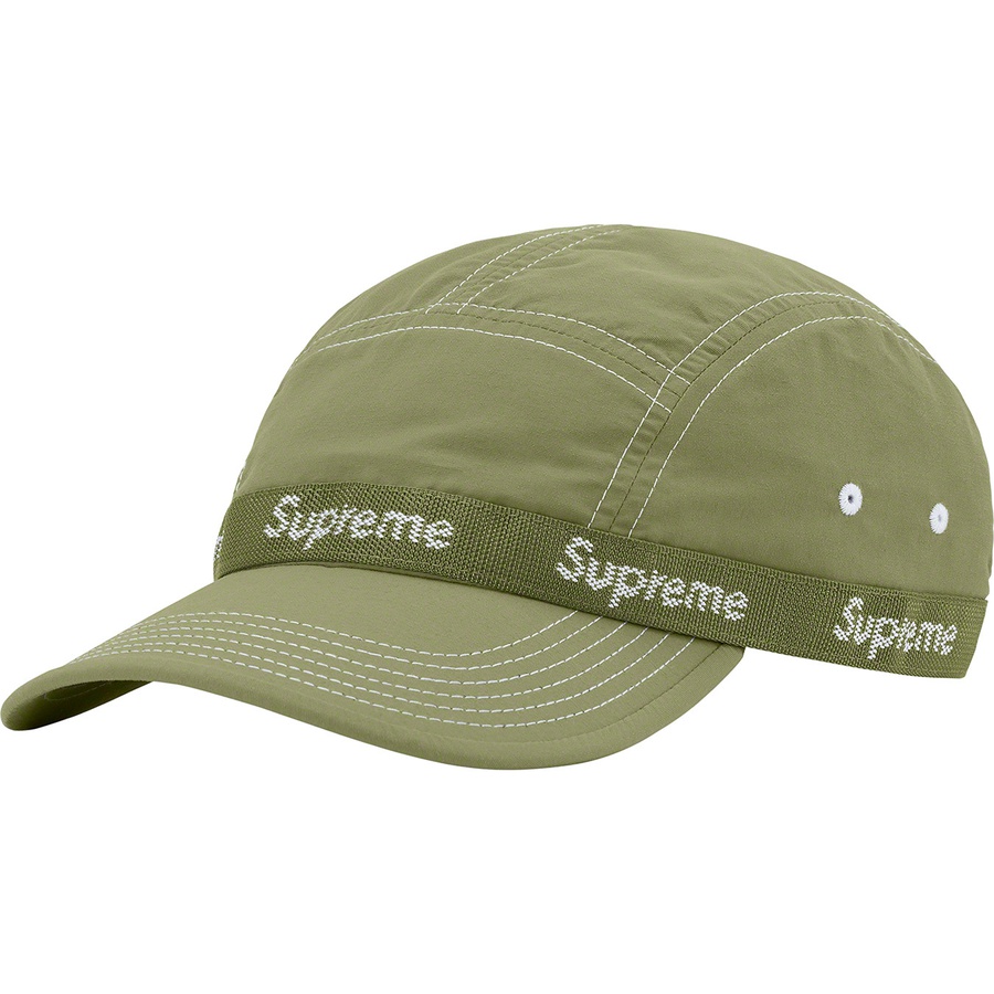 Supreme Webbing Camp Cap (FW22) - Olive - $54