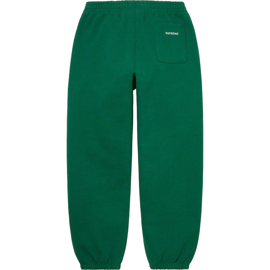 Supreme S Logo Sweatpant (FW22) - Dark Green - $158