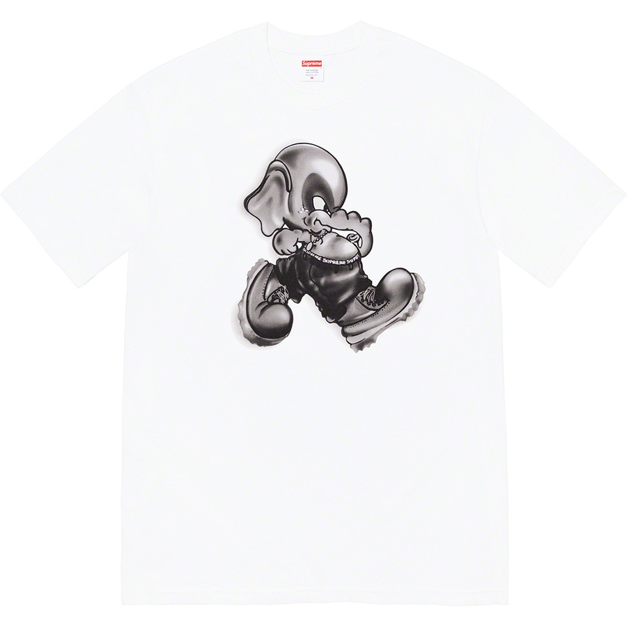 Supreme Elephant Tee (FW22) - White - $40