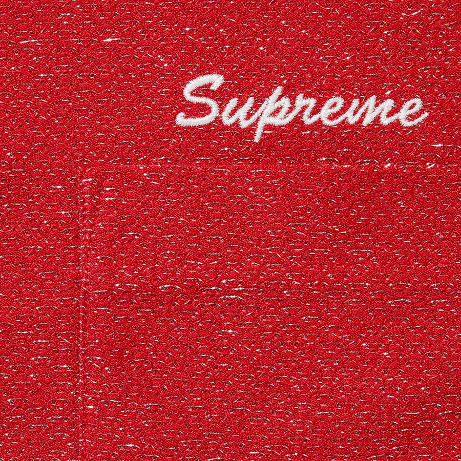 Supreme Lurex S S Shirt (FW22) - Red - $128