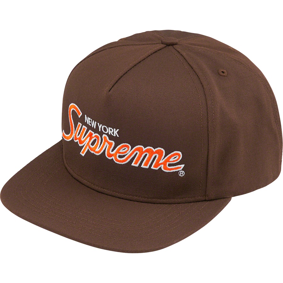 Supreme Classic Team 5-Panel (FW22) - Brown - $48