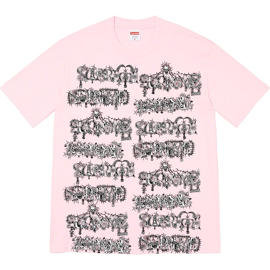 Supreme Wombat Tee (FW22) - Light Pink - $40