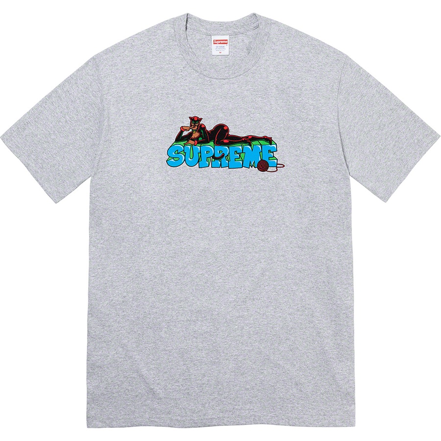 Supreme Catwoman Tee (FW22) - Heather Grey - $40