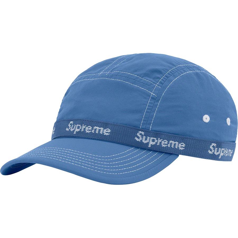 Supreme Webbing Camp Cap (FW22) - Pale Blue - $54