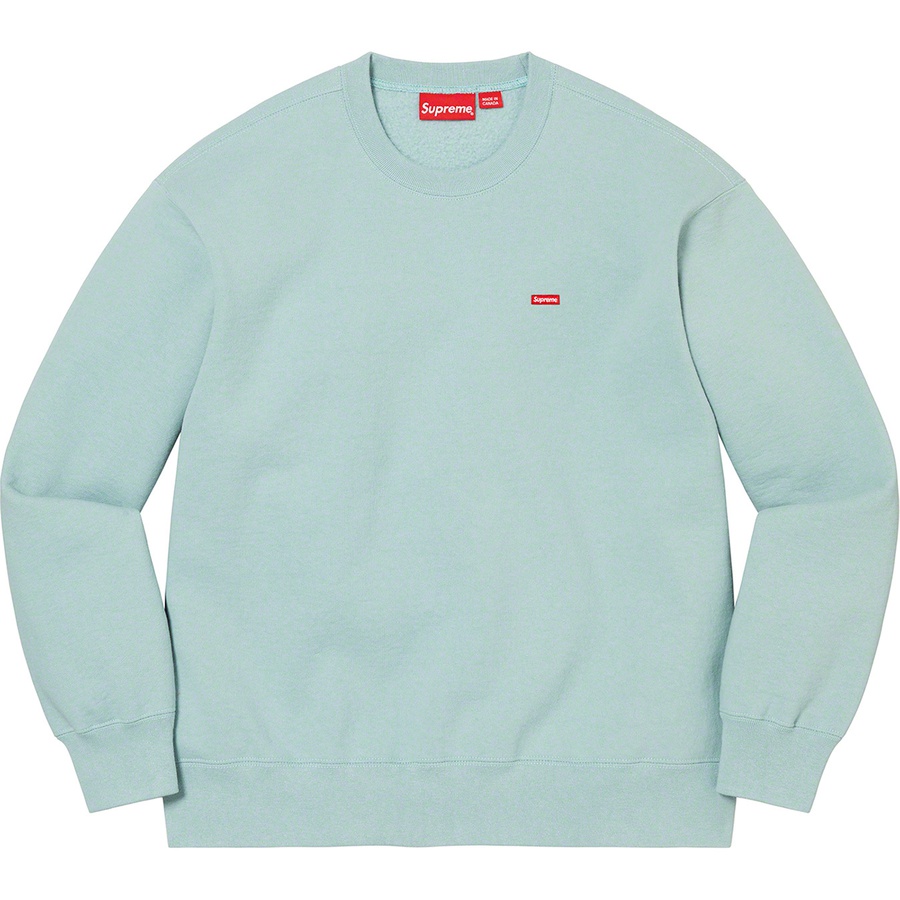 Supreme Small Box Crewneck (FW22) - Light Slate - $138