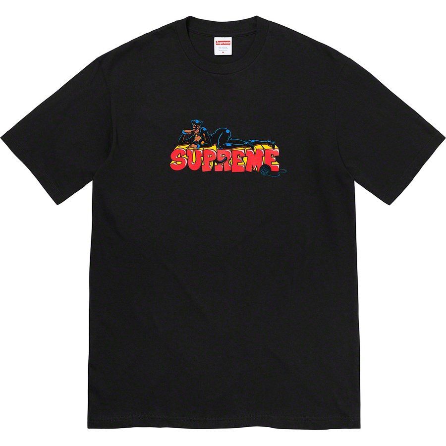 Supreme Catwoman Tee (FW22) - Black - $40