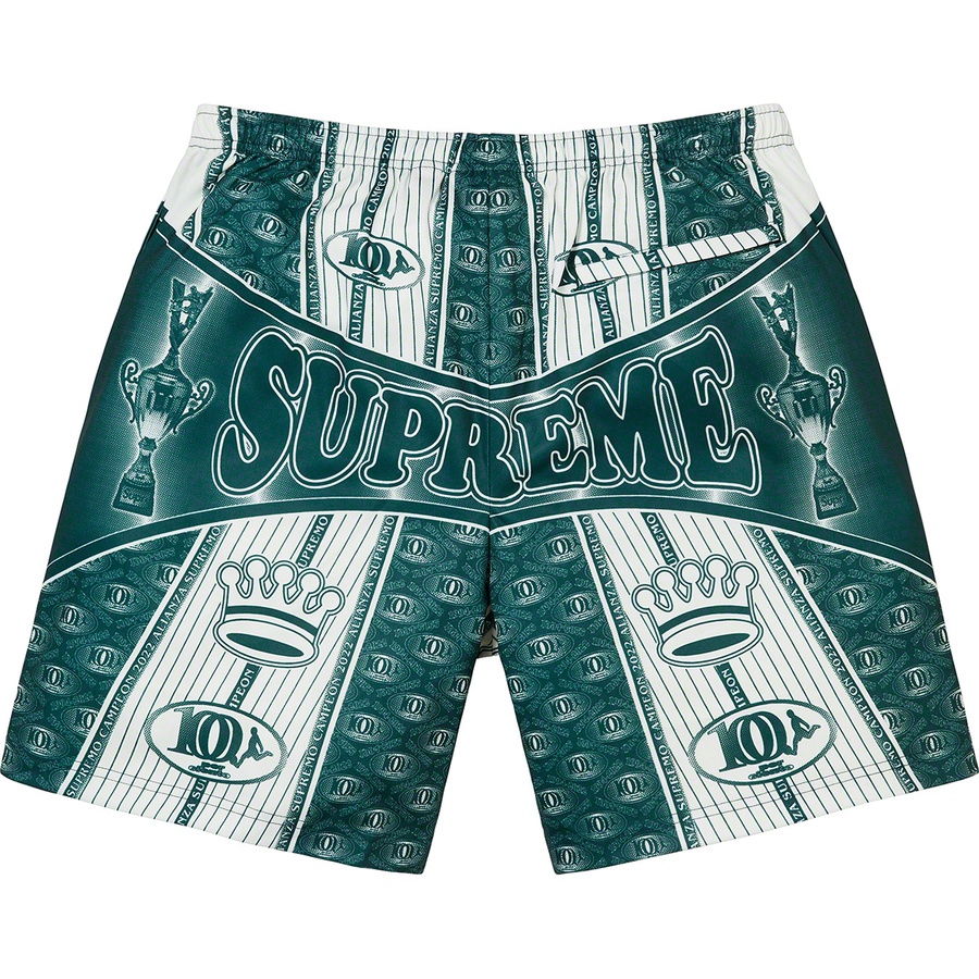 Supreme Por Ciento Soccer Short (FW22) - Green - $98