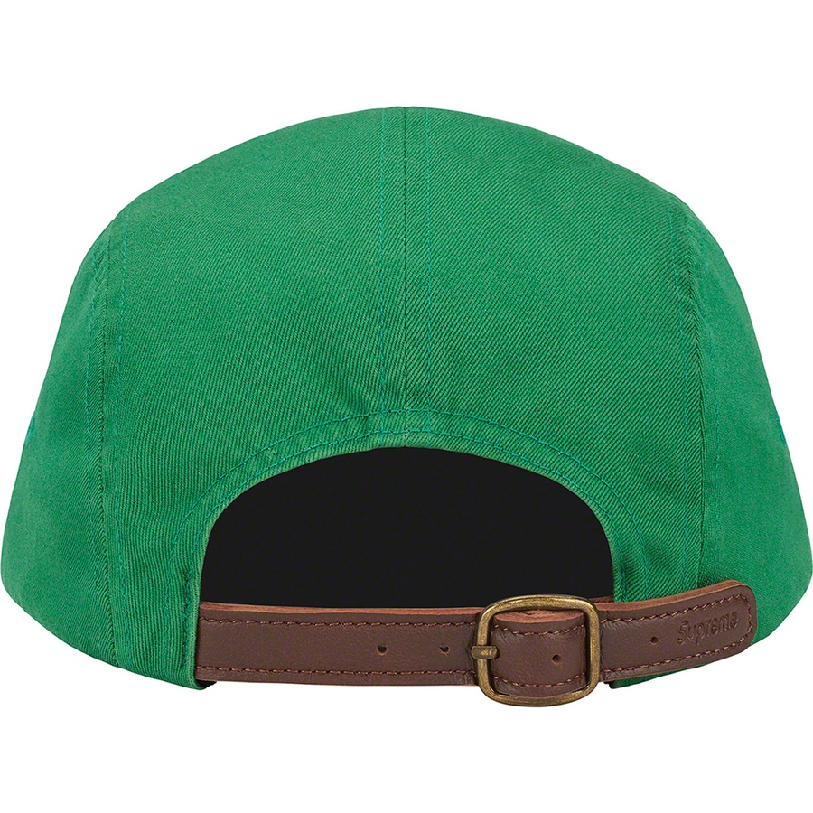 Supreme Washed Chino Twill Camp Cap (FW22) - Green - $48