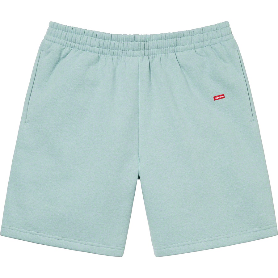 Supreme Small Box Sweatshort (FW22) - Light Slate - $118