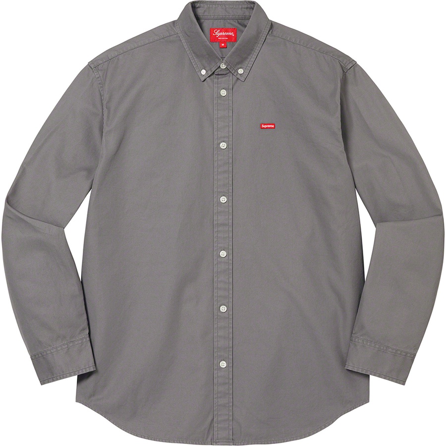 Supreme Small Box Shirt (FW22) - Grey - $128